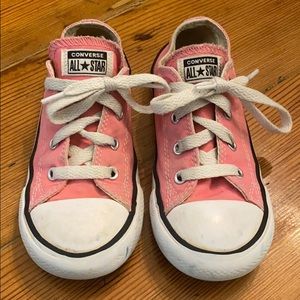Toddler size 10 pink Converse Sneakers